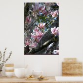 Japans Magnolia Poster -24x36 - andere grootte ook (Keuken)