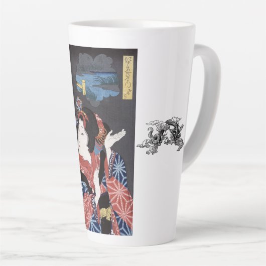 Japans maiden latte mok (Rechterhoek)