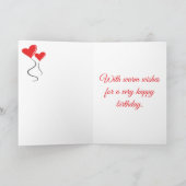 Japans Maiko Verjaardag Kaart (Binnen)