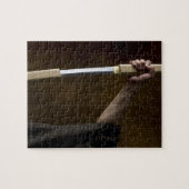 Japans man met zwaard 2 legpuzzel (Horizontaal)