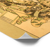  Japans Man voor Wall Art Woman Poster (Hoek)