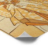 Japans Man voor wandkunst Poster (Hoek)