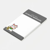 Japans "Maneki Neko" Lucky Cat Post-it® Notes (Schuin)