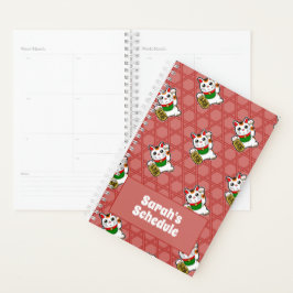 Japans Maneki Neko Patroon Planner