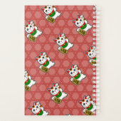 Japans Maneki Neko Patroon Planner (Achterkant)