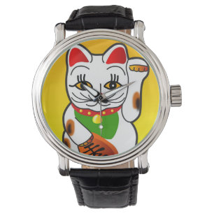 Japans Maneki Neko Watch Horloge