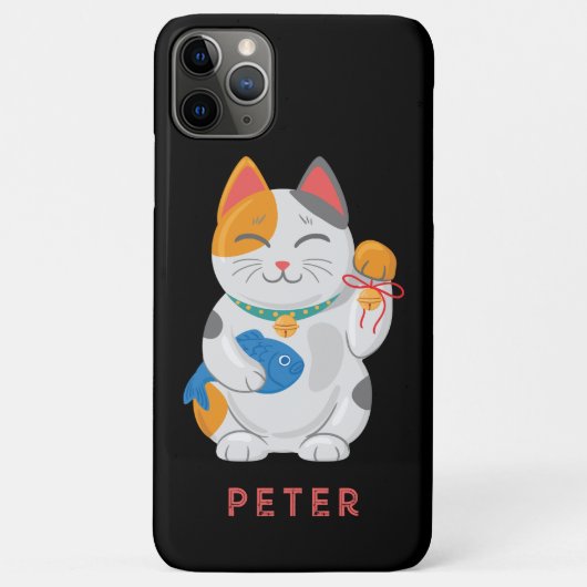 Japans Maneki Neko White Cat, gelukssymbool Case-Mate iPhone Case (Achterkant)
