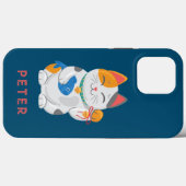Japans Maneki Neko White Cat, gelukssymbool Case-Mate iPhone Case (Achterkant (horizontaal))