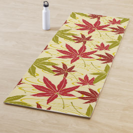 JAPANS MAPLE LEAF (CREME) YOGAMAT