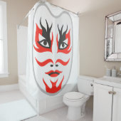 Japans masker douchegordijn (In situ)