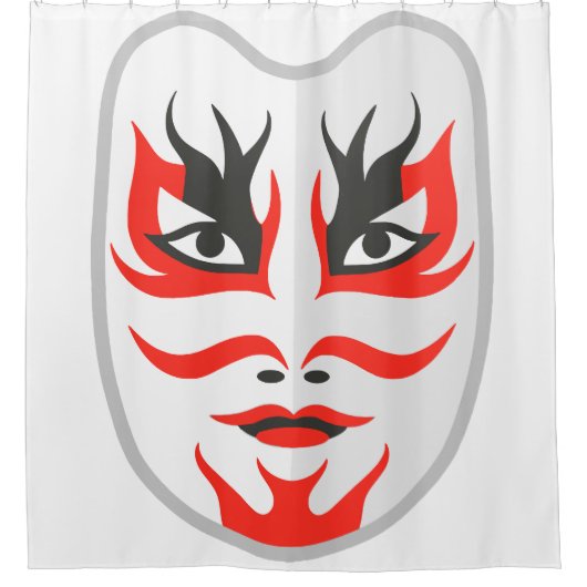 Japans masker douchegordijn (Voorkant)