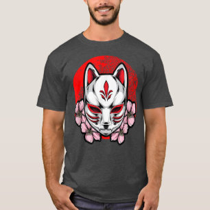 Japans masker esthetisch Kitsune Inari Anime Oni T-shirt