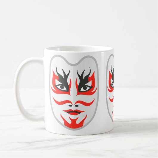 Japans masker koffiemok (Links)