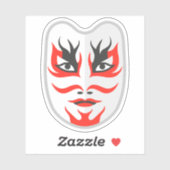 Japans masker sticker (Vel)