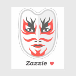 Japans masker sticker
