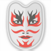 Japans masker sticker (Voorkant)
