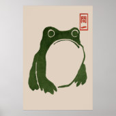 Japans Matsumoto Hoji Frog Poster (Voorkant)
