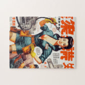 japans mechanisch meisje legpuzzel (Horizontaal)