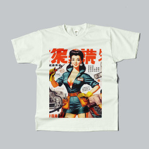 japans mechanisch meisje t-shirt