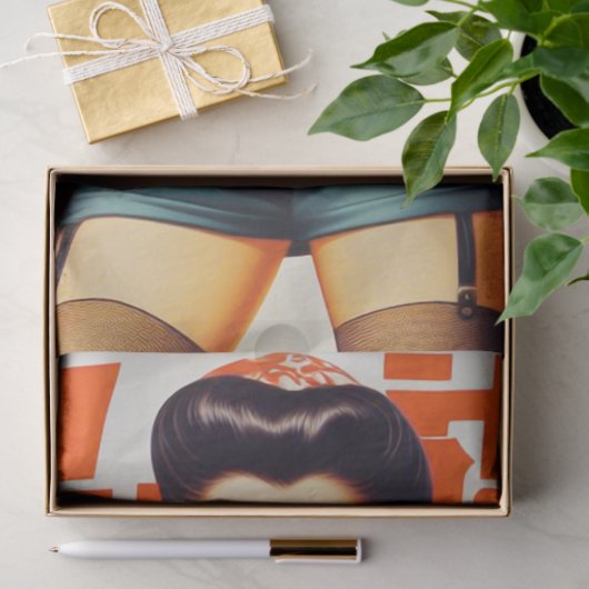 japans mechanisch meisje tissuepapier (Geschenk)