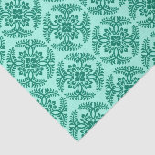 Japans Medallion Pattern, Aqua en Turquoise Tissuepapier (Detail)