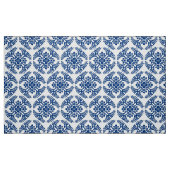 Japans Medallion Pattern, kobalt Blue en White Stof (Fat Quarter)