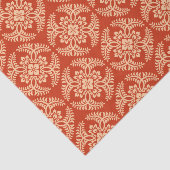 Japans Medallion Pattern, Mandarijns Sinaasappel Tissuepapier (Detail)