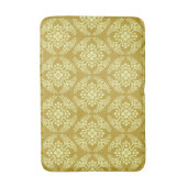 Japans Medallion Pattern, Mustard Yellow Badmat (Voorkant Verticaal)