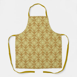 Japans Medallion Pattern, Mustard Yellow Schort
