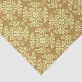 Japans Medallion Pattern, Mustard Yellow Tissuepapier (Detail)