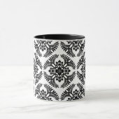 Japans Medallion Pattern, zwart en wit Mok (Midden)