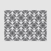 Japans Medallion Pattern, zwart en wit Tissuepapier (Voorkant)