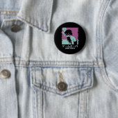 Japans meisje Anime gooide over Ronde Button 5,7 Cm (In situ)