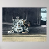  Japans meisje Bowing Dogeza Poster (Voorkant)