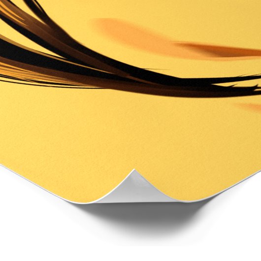 Japans meisje herfstkleuren poster (Hoek)