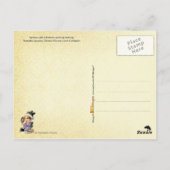 Japans meisje in kimono met make-up briefkaart (Achterkant)