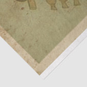 Japans meisje Kimono Woodblock print ukiyo Style Tissuepapier (Detail)