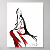 Japans meisje poster (Voorkant)