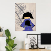 Japans meisje poster (Thuiskantoor)