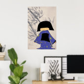 Japans meisje poster (Thuiskantoor)