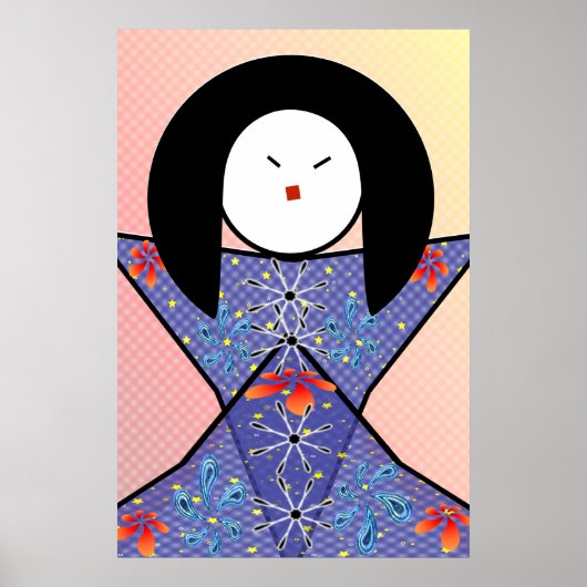 japans meisje poster (Voorkant)