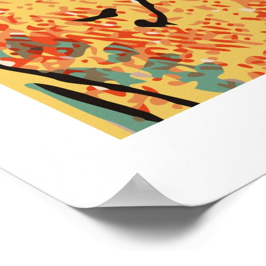  Japans meisje Poster (Hoek)