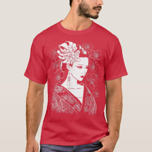 Japans meisje Samurai Sinobi Fighter Ninja Martial T-shirt