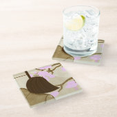 Japans Meisje Spring Classy Glass Onderzetter Glazen Onderzetter (Schuin)