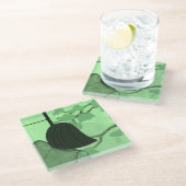 Japans Meisje Zomer Classy Glas Onderzetter (Schuin)