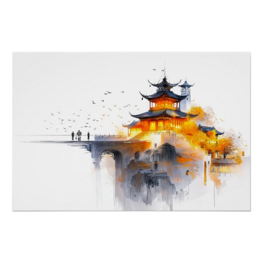 Japans minimalistisch design perfect poster (Voorkant)