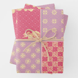 Japans Mix Patroon Inpakpapier Vel