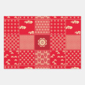 Japans Mix Patroon Inpakpapier Vel (Voorkant)