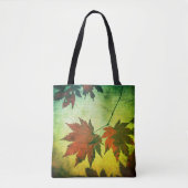 Japans modelboombladeren en script herfst tote bag (Voorkant)