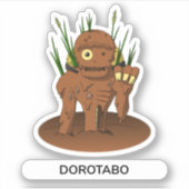 Japans Monster Modder Man Dorotabo Sticker (Voorkant)